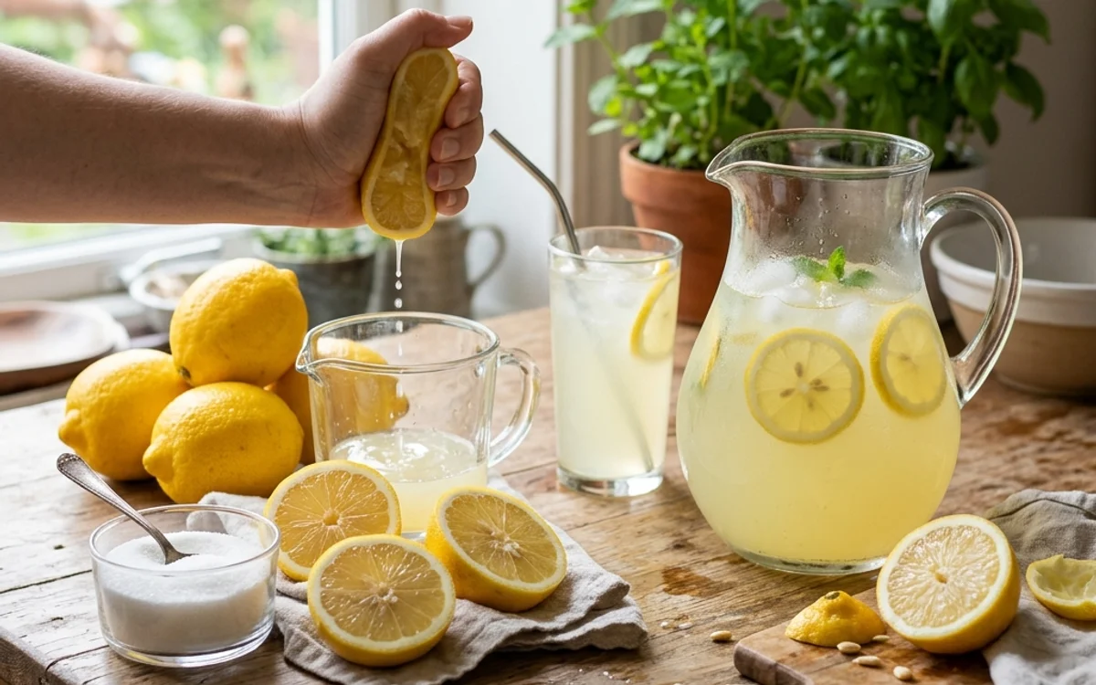 Three Simple Elements: Sunkist Lemons, Cane Sugar, and Filtered Water