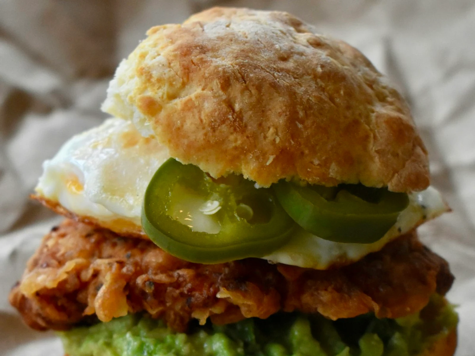 Chicken, Egg & Cheese Biscuit