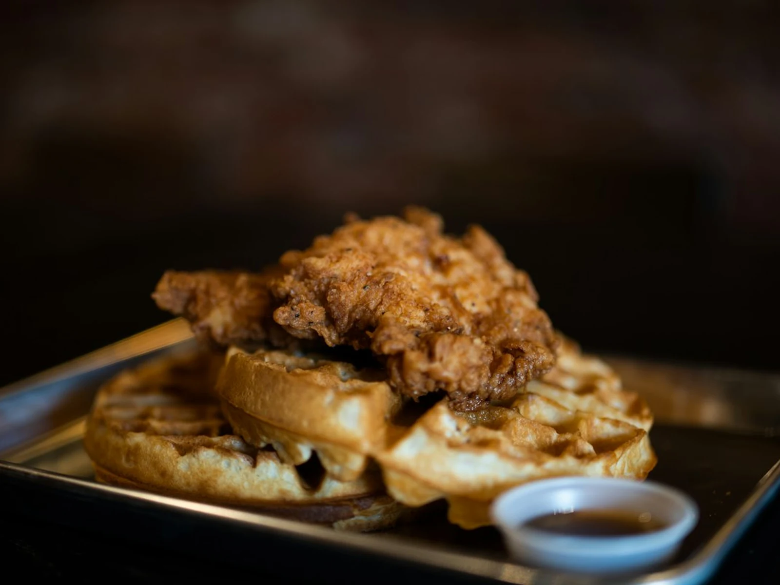 Chicken & Waffles Breakfast Sandwich w/ Chick-fil-A® Filet