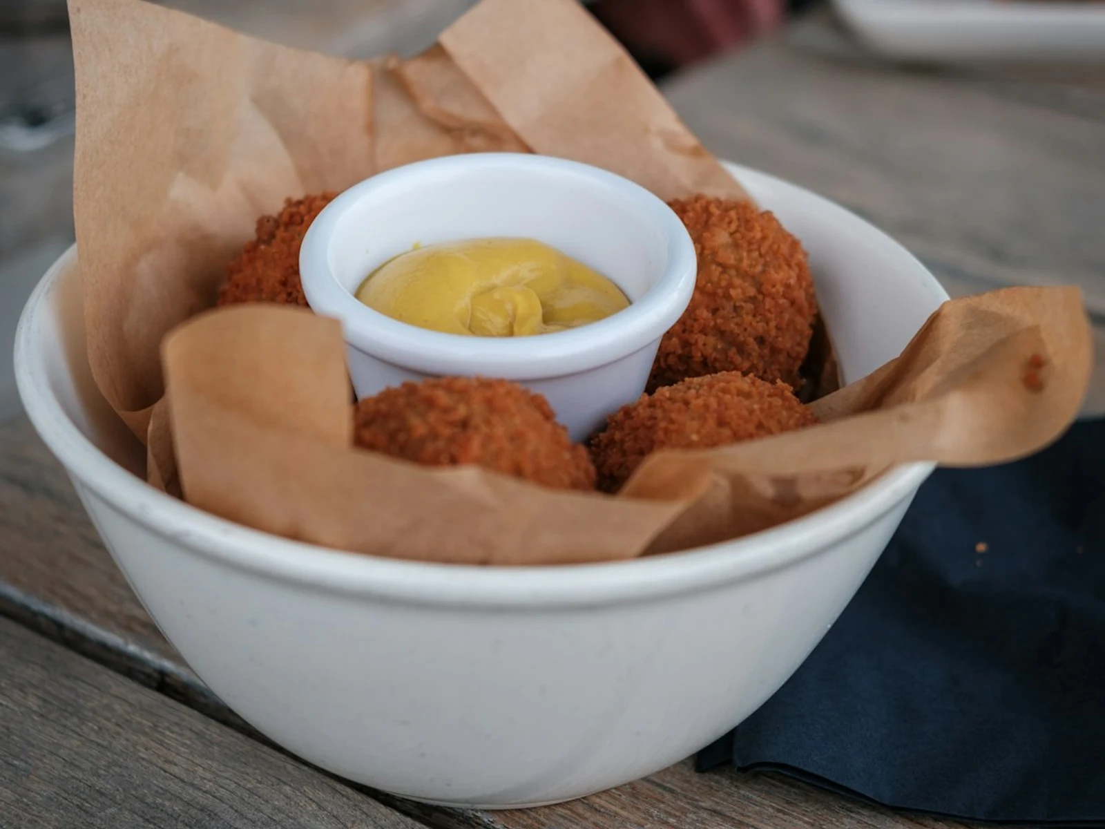Single serving pack of Honey Mustard Sauce